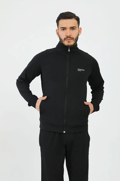 Joma Erkek Günlük Sweatshirt Full Zip Poly.Marvel M 4232301 Siyah ürün görseli 1