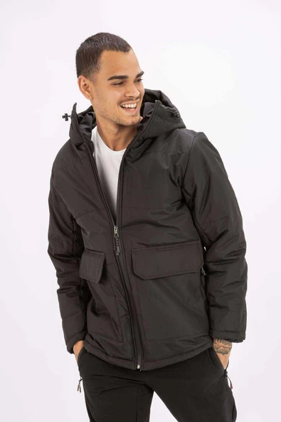 Exuma Erkek Winter Jacket M - Siyah ürün görseli 1