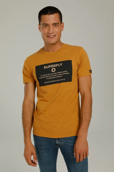 Superfly 22575-men Tshırt Cınnamon Tarçın Erkek Kısa Kol T-shirt ürün görseli 1