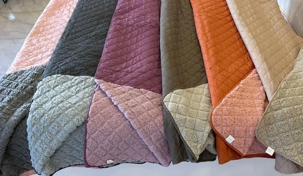 SOFT CLOUDY YATAK ÖRTÜSÜ ÇİFT KİŞİLİK 200X220 LİLA MOR ürün görseli 1