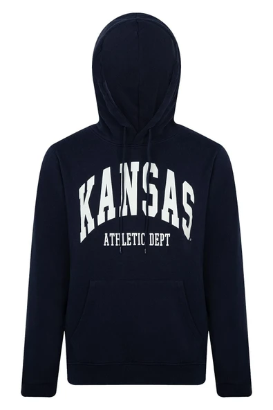 Superfly Men Kapüşonlu Sweat Erkek Lacivert Sweatshirt 23189-15 ürün görseli 1