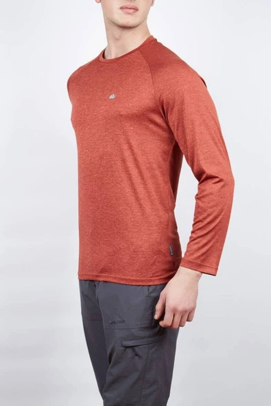 Alpinist Workout Ready Erkek Sweatshirt Kırmızı - Resim 2