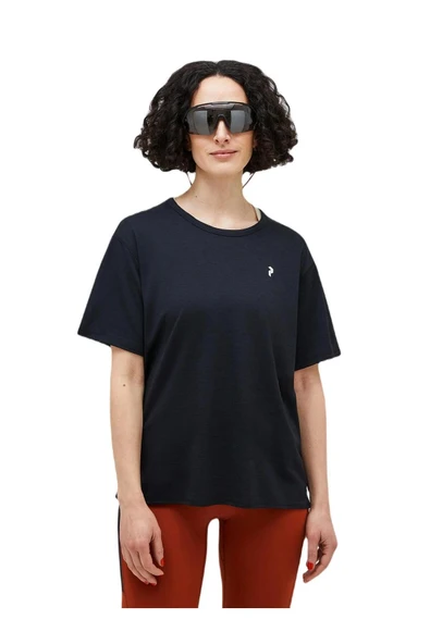 W Trail Ss Kadın T-shirt G79477020 Siyah ürün görseli 1