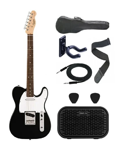 Squier Debut Serisi Telecaster Laurel Klavye Black Elektro Gitar Seti ürün görseli 1