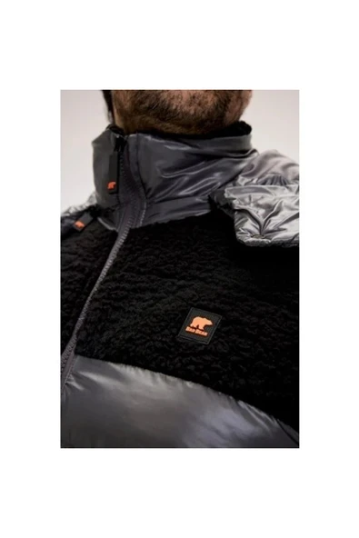 Bad Bear ALBERT PUFFER COAT Gri - Resim 5