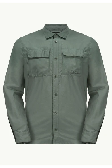 Jack Wolfskin Barrier L/s Erkek Gömlek - Resim 6