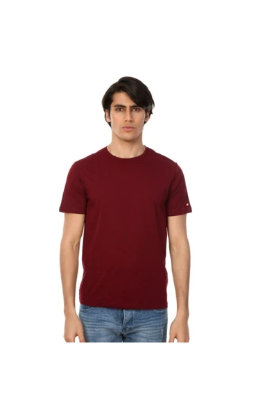 JOHN FRANK BASIC ROUND NECK T-SHIRT - Resim 2