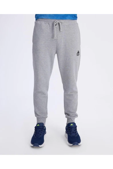 Kappa Authentic Baston Pant Erkek Gri Comfort Eşofman Altı ürün görseli 1