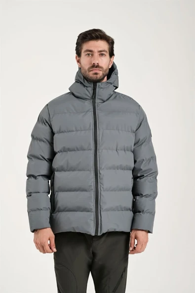 Erkek H Wınter Jacket M Erkek Mont Gri 2211093-057 ürün görseli 1