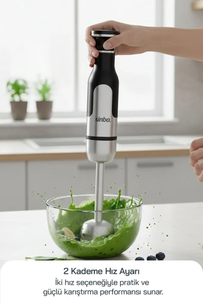SİNBO SHB- 7512 EL BLENDERİ - Resim 2