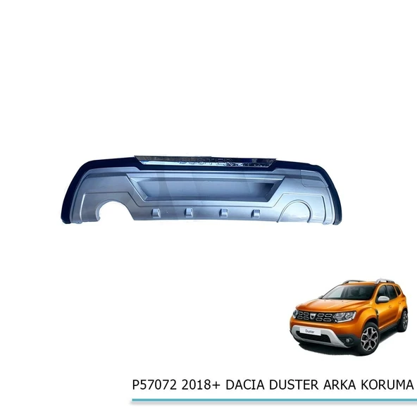 Dacia Duster 2018-2020 Arka Tampon Koruma ürün görseli 1