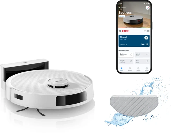 Bosch Spotless Advanced BCRC2W Akıllı Robot Süpürge ürün görseli 1