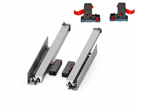 Samet Smart Slide Bas Aç Tam Açılım Ray 300mm ürün görseli 1