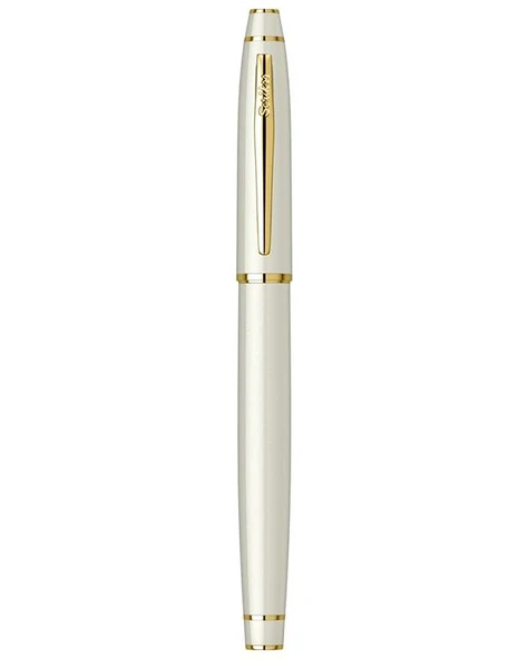 Scrikss Noble 35 Roller Kalem Beyaz Altın - Resim 2