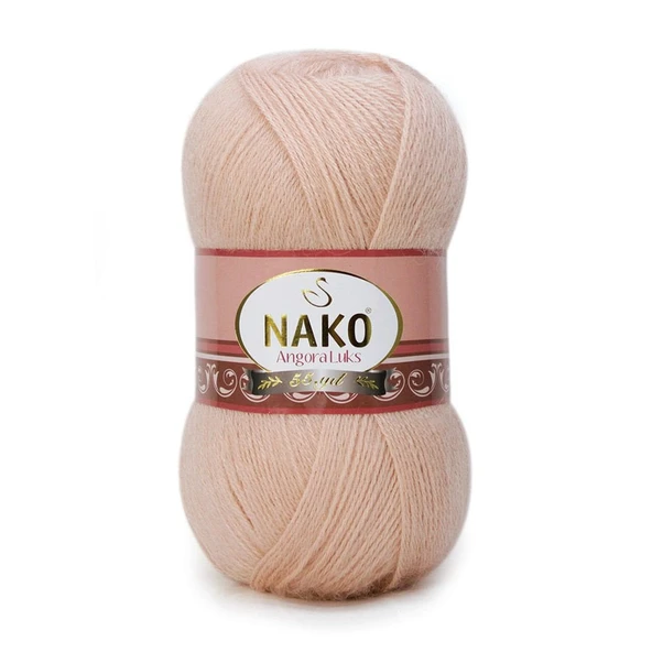 Nako Angora Luks 10722 Deniz Kabuğu 5 Adet Örgü İpi ürün görseli 1
