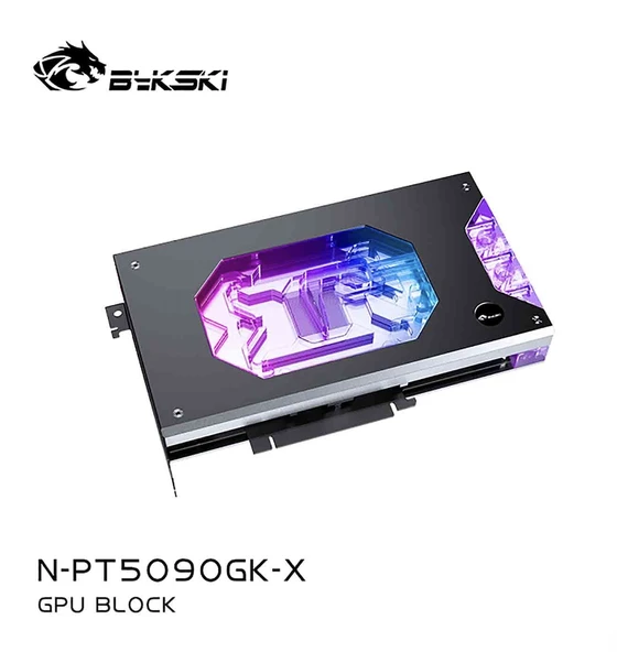 Bykski RTX 4060 Ti ASUS TUF Full Cover GPU Water Block ARGB Custom Water Cooling Block ürün görseli 1