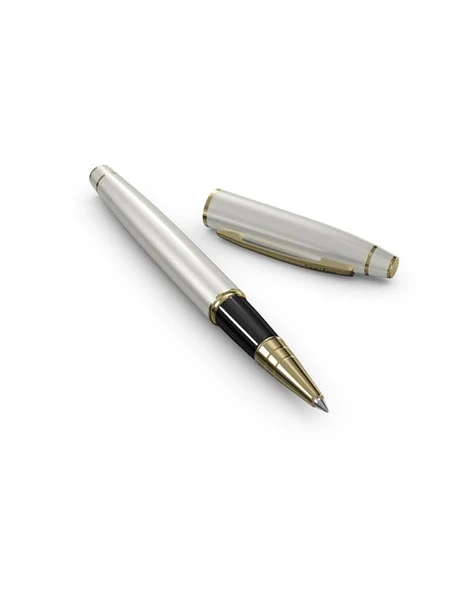Scrikss Noble 35 Roller Kalem Beyaz Altın - Resim 6