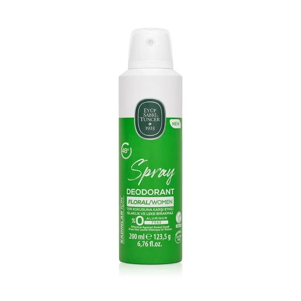 Eyüp Sabri Tuncer Floral Kadın Sprey Deodorant 200 Ml ürün görseli 1