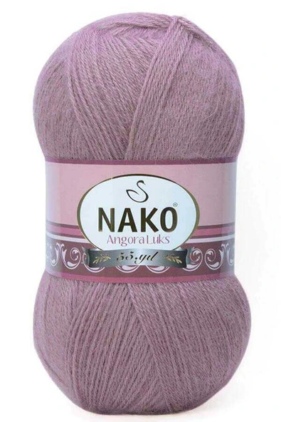 Nako Angora Luks 10215 Ortanca 5 Adet Örgü İpi ürün görseli 1