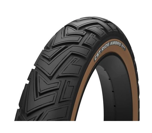 Cst Ride Ambro 20x4.00 Defender Mix Zırhlı Fat E-Bike Dış Lastik Amber Yanaklı ürün görseli 1