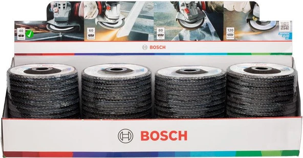 Bosch x451 Flap Disk 40K 115mm 60ad - Resim 2