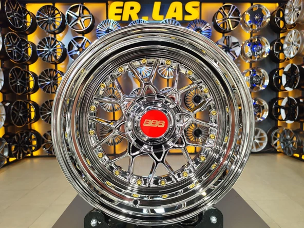 2 Adet BK-5284 10*16 4*100/108 ET12 73.1 VACOOM CROM GOLD JANT (Takım) ürün görseli 1