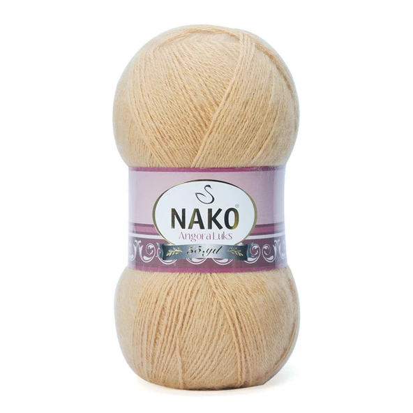 Nako Angora Luks 6944 Karamel 5 Adet Örgü İpi ürün görseli 1