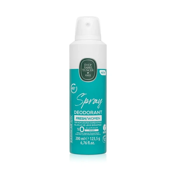 Eyüp Sabri Tuncer Fresh Kadın Sprey Deodorant 200 Ml ürün görseli 1