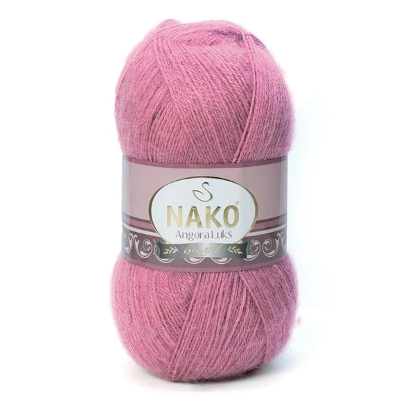 Nako Angora Luks 6682 Gül 5 Adet Örgü İpi ürün görseli 1