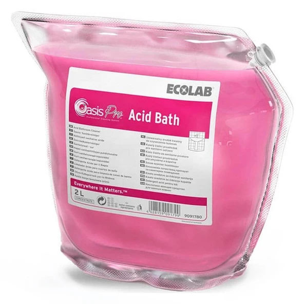 Ecolab Oasis Pro Acid Bath Asidik Banyo Temizleyici 2 L ürün görseli 1
