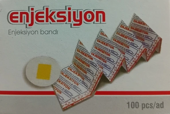 Profesyonel Enjeksiyon Flasteri - 100'lü Paket - Emici Pedli ve Hijyenik Bant ürün görseli 1