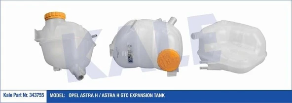 KALE GENLEŞME TANKI (RADYATÖR EK DEPO) KAPAKLI OPEL ASTRA H / ASTRA H GTC ürün görseli 1