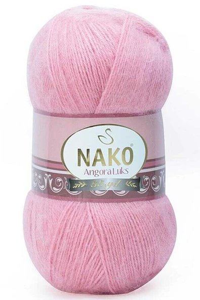 Nako Angora Luks 10325 Gül Kurusu 5 Adet Örgü İpi ürün görseli 1