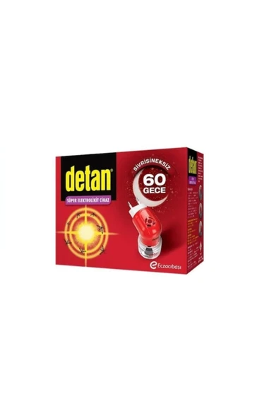 Detan 60 Gece Süper Elektrolikit Sivrisinek Kovucu Cihaz + Yedek ürün görseli 1