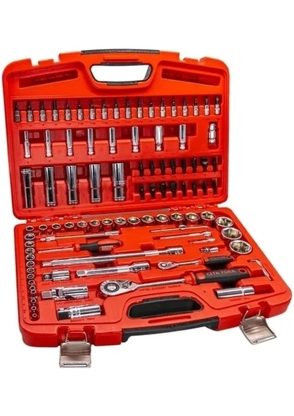 Ceta Form C20-96ph2 1/4"+1/2" 6 Köşe Lokma Anahtar Takımı 96 Parça ürün görseli 1
