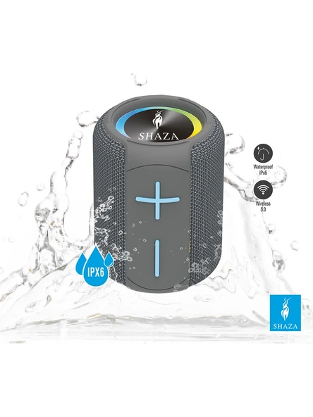 Shaza Taşınabilir Bluetooth Hoparlör Ipx6 Suya Dayanıklı - 6W Ses Çıkışı Gri ürün görseli 1