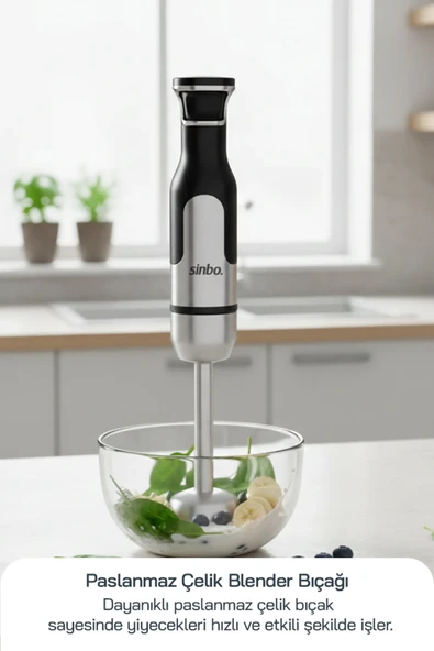 SİNBO SHB- 7512 EL BLENDERİ - Resim 4