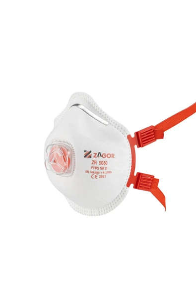 Zagor 5030 FFP3 Ventilli Konik Toz Maskesi Yüksek Korumalı İş Güvenliği Maskesi ürün görseli 1