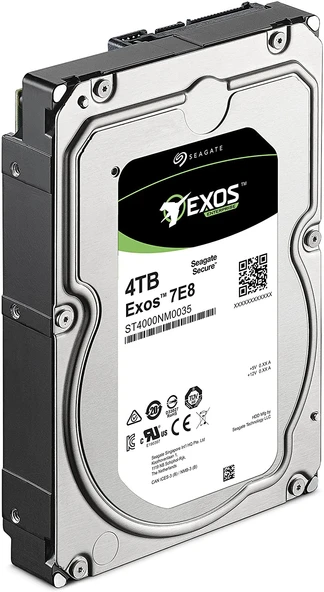 Seagate 4Tb Exos St4000Nm0035 7200Rpm Enterprice Nas Sata Sabit Disk İthalatcı Garantili ürün görseli 1