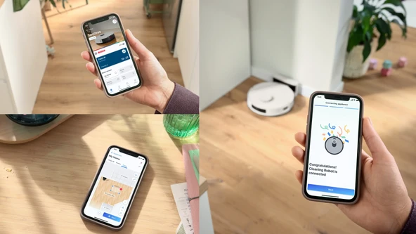 Bosch Spotless BCRC1W Akıllı Robot Süpürge - Resim 5