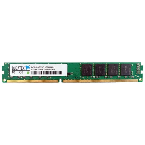BUGATEK DDR3 8 GB 1600 MHZ MASAÜSTÜ RAM ürün görseli 1