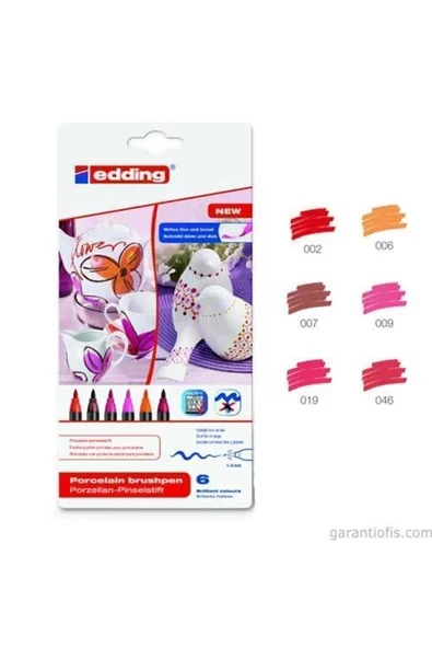 Edding Porselen Kalemı- E-4200 6 Lı Set ürün görseli 1