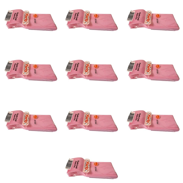 Plastik Çatal Pembe Renkli Lüx Parti Piknik Davet Doğum Günü Çatalı - 18 Cm. - 25 Adetlik 10 Paket ürün görseli 1