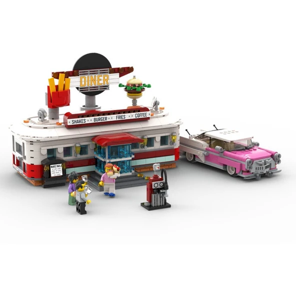 LEGO Bricklink 1950s Diner Set 910011 ürün görseli 1