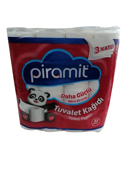 Piramit 3 Katlı 32 Rulo Tuvalet Kağıdı ürün görseli 1