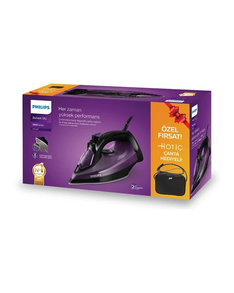 Philips 5000 Serisi DST5030/80 2400 W Buharlı Ütü  Hotiç Çanta hediyeli ürün görseli 1