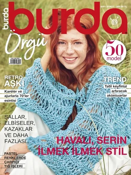 Burda Dergi Örgü Özel 2026/01 ürün görseli 1