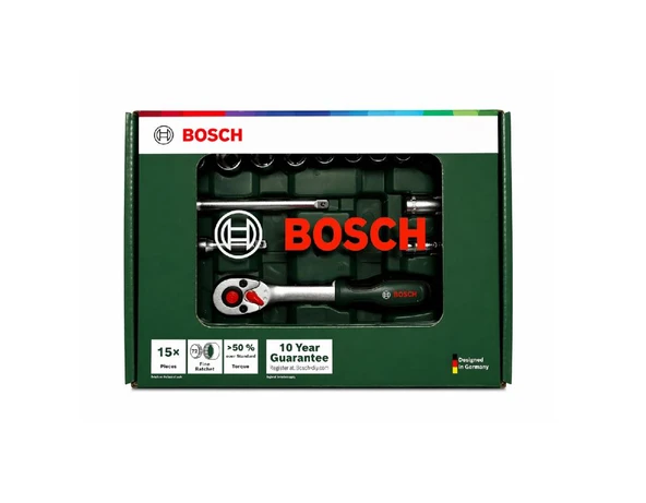 Bosch 1/4" Cırcır Seti 15 Parça - Resim 2