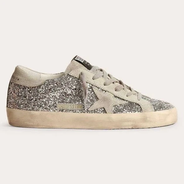 Golden Goose Gümüş Kadın Sneaker Spor Ayakkabı ürün görseli 1
