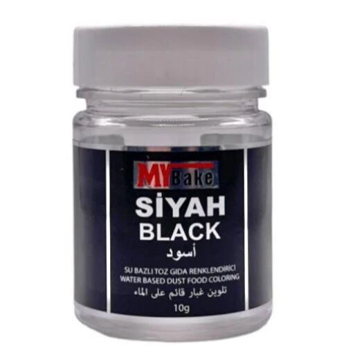 MY BAKE SU BAZLI SİYAH GIDA RENKLENDİRİCİ 10 GR ürün görseli 1